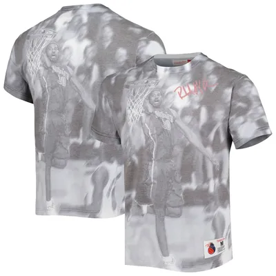 Scottie Pippen Chicago Bulls Mitchell & Ness Hardwood Classics Stitch Name  & Number T-Shirt - Black