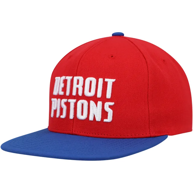 Lids Detroit Pistons '47 Sure Shot Captain Snapback Hat - Blue