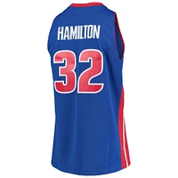 Men's Mitchell & Ness Richard Hamilton Blue Detroit Pistons 2003/04 Hardwood Classics Swingman Jersey