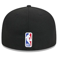 Casquette ajustée alternative 59FIFTY Detroit Pistons 2024/25 City Edition New Era noire pour homme