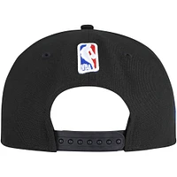 Casquette snapback 9FIFTY noire Detroit Pistons pour homme New Era Jersey Hook Statement Edition