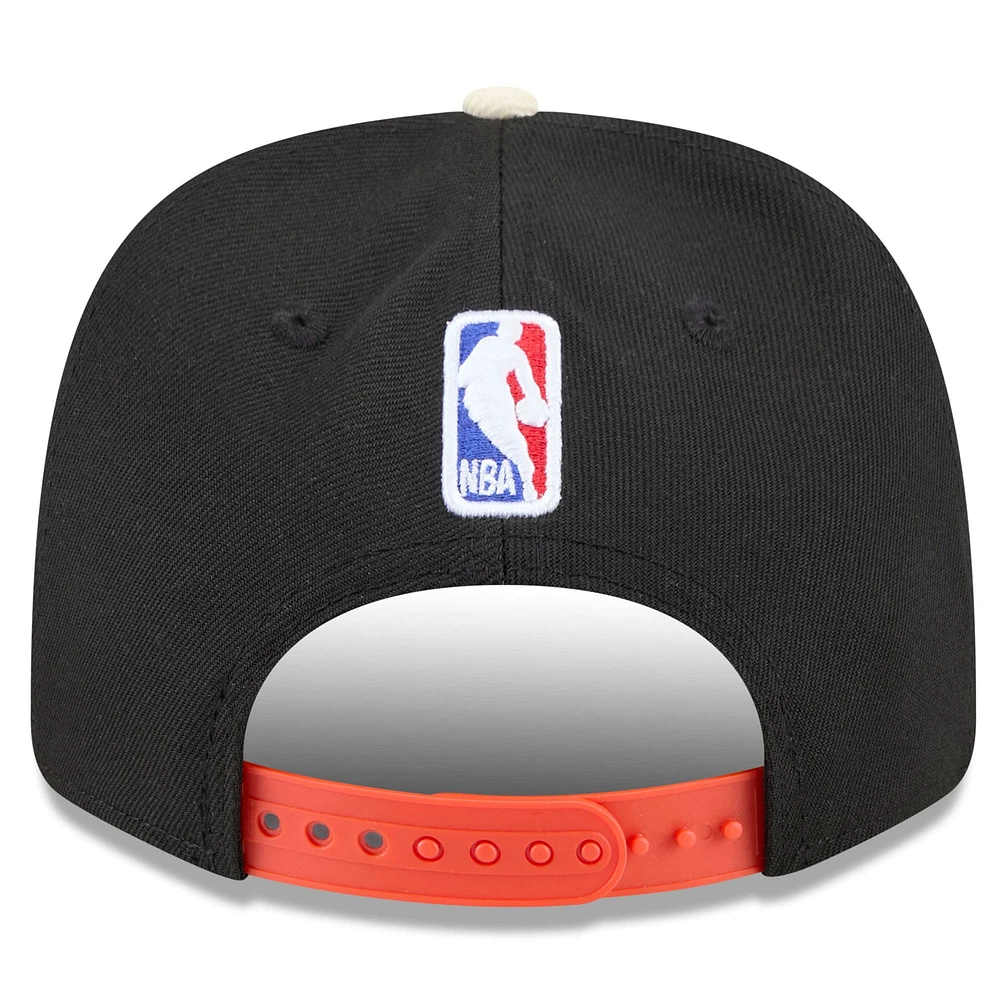 Casquette extensible à boutons-pression Detroit Pistons 2024/25 City Edition 9SEVENTY de New Era pour homme, couleur crème