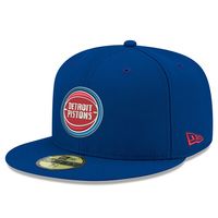 Men's New Era Royal Detroit Pistons Official Team Color 59FIFTY Fitted Hat