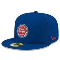 Detroit Pistons New Era Official Team Color 59FIFTY Fitted Hat - Royal