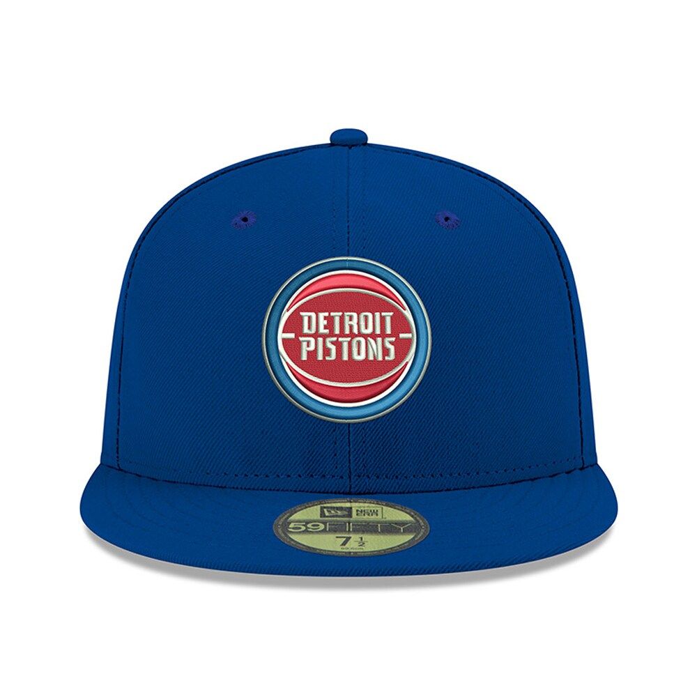 Men's New Era Royal Detroit Pistons Official Team Color 59FIFTY Fitted Hat