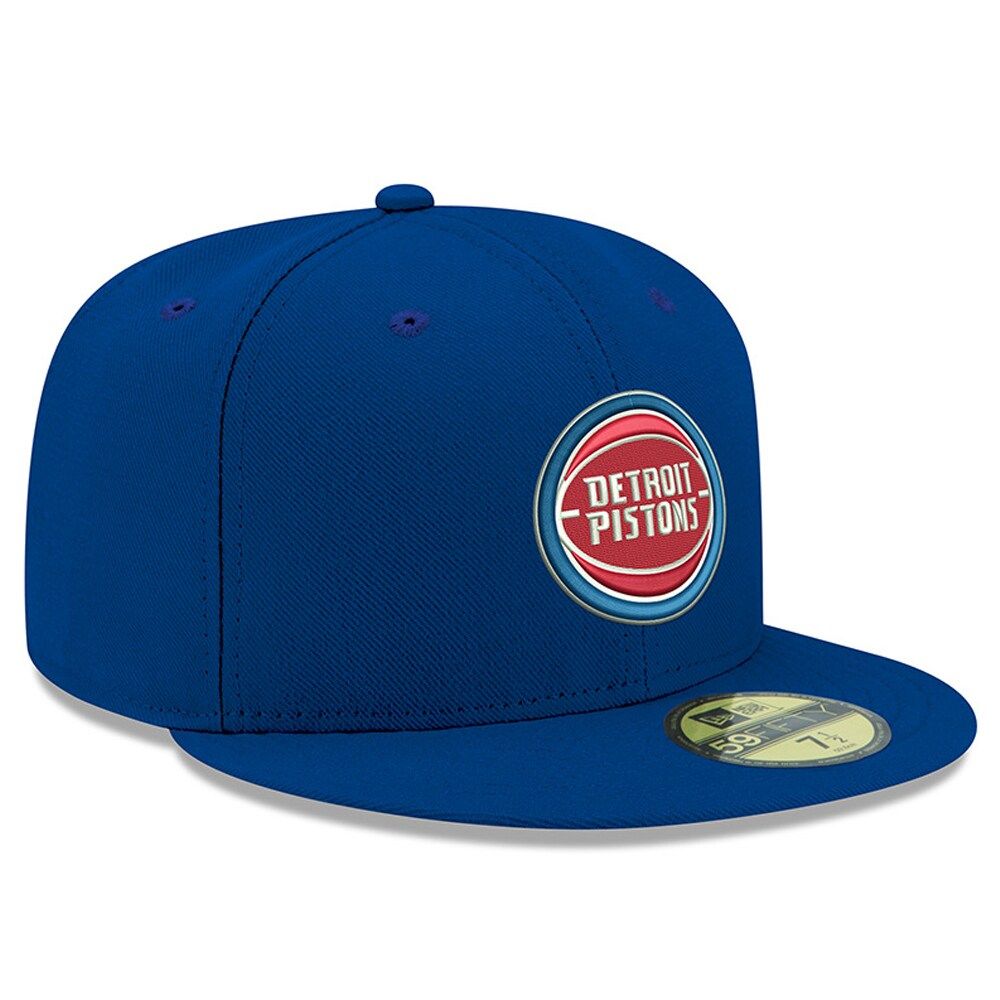 Men's New Era Royal Detroit Pistons Official Team Color 59FIFTY Fitted Hat