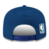 Men's New Era Royal Detroit Pistons Official Team Color 9FIFTY Snapback Hat