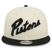 Men's New Era  Tan Detroit Pistons 2024/25 City Edition 9FIFTY Snapback Hat