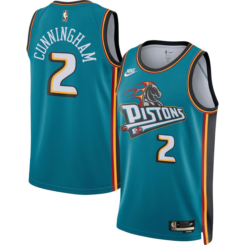 Detroit Pistons' new 2021-22 jersey features a hint of teal