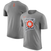 T-shirt Nike Tan Detroit Pistons City Edition Essential Logo pour homme 2024/25