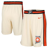 Short Nike Tan Detroit Pistons City Edition Swingman pour homme 2024/25