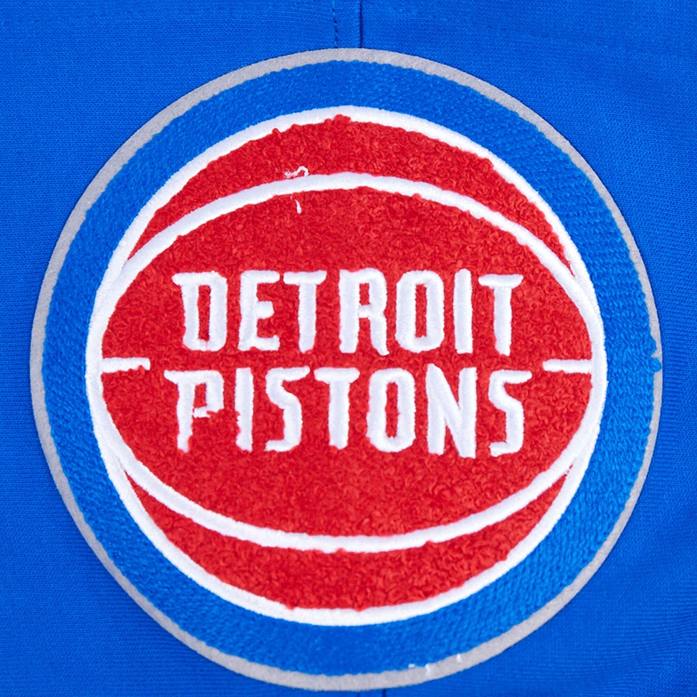 Sweat à capuche bleu Pro Standard pour homme avec code régional des Detroit Pistons