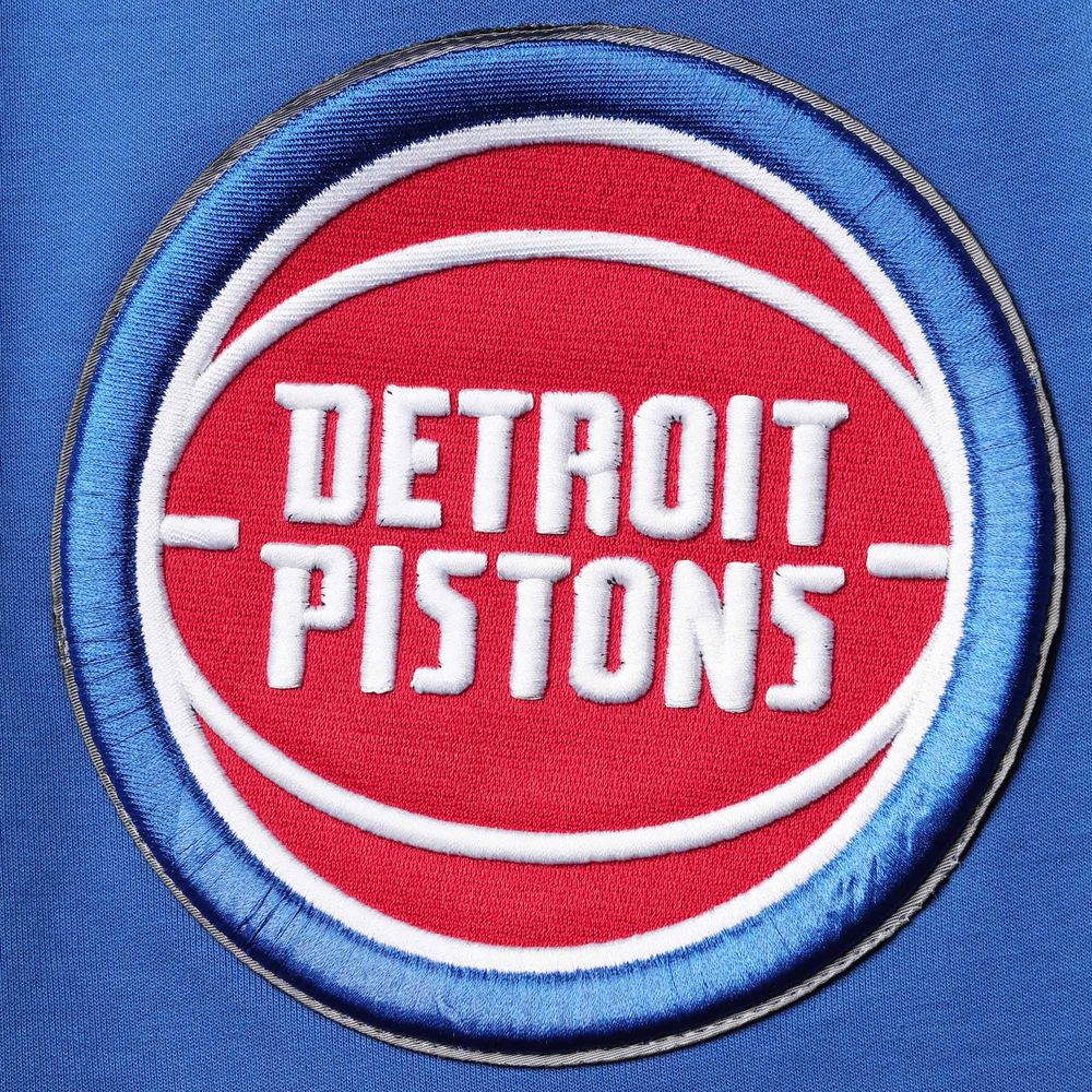 Men's Pro Standard Blue Detroit Pistons Chenille Shorts