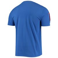 Men's Pro Standard Blue Detroit Pistons Chenille Team T-Shirt