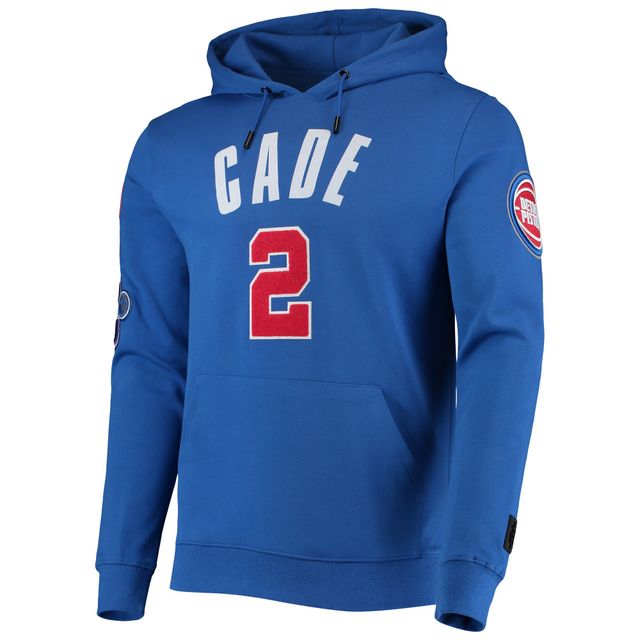 Chandail à capuchon pour homme Pro Standard Cade Cunningham Royal Detroit Pistons Team Joueur