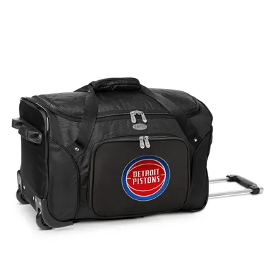 Detroit Pistons MOJO 22" 2-Wheeled Duffel Bag - Black