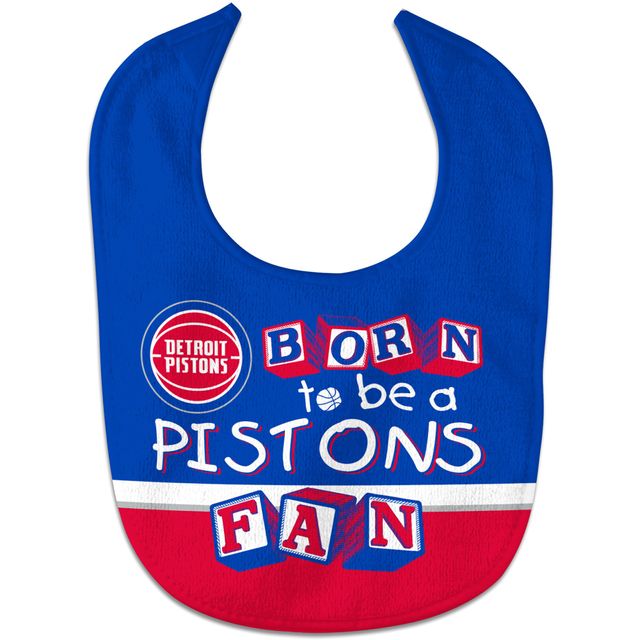 Nouveau-né et nourrisson WinCraft Detroit Pistons Né pour être un fan All-Pro - Bavoir pour bébé