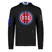 Unisex FISLL x Black History Collection  Detroit Pistons Pullover Hoodie