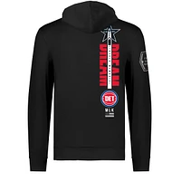 Unisex FISLL x Black History Collection  Detroit Pistons Pullover Hoodie