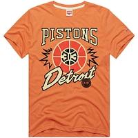 T-shirt unisexe orange hommage Detroit Pistons Hometown Edition Tri-Blend