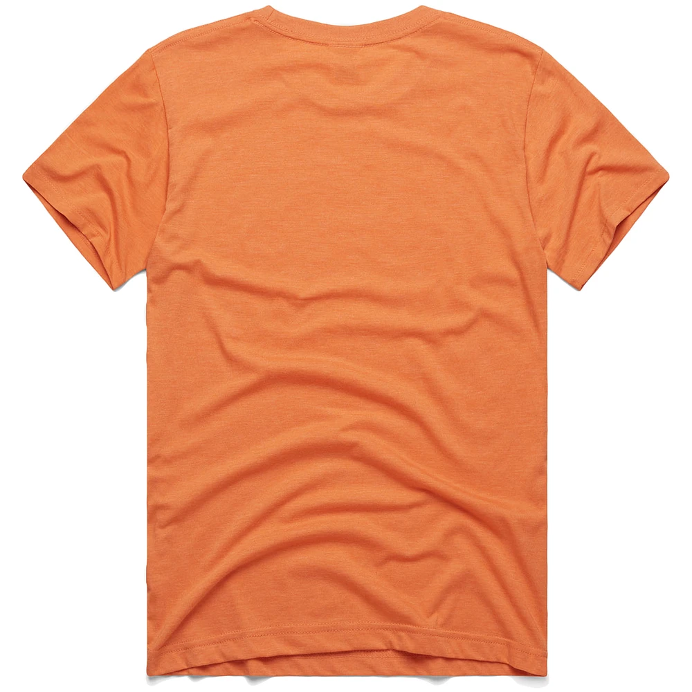 T-shirt unisexe orange hommage Detroit Pistons Hometown Edition Tri-Blend