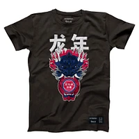 Unisex Hyperfly  Heather Black Detroit Pistons Year of the Dragon Lunar New Collection T-Shirt