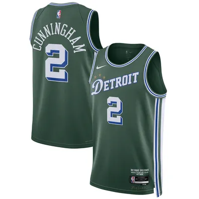 Cade Cunningham Detroit Pistons City Edition Nike Men's Dri-Fit NBA Swingman Jersey in Green, Size: XS | DO9592-366