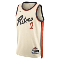 Maillot de joueur unisexe Nike Cade Cunningham blanc Detroit Pistons 2024/25 Swingman - Édition City