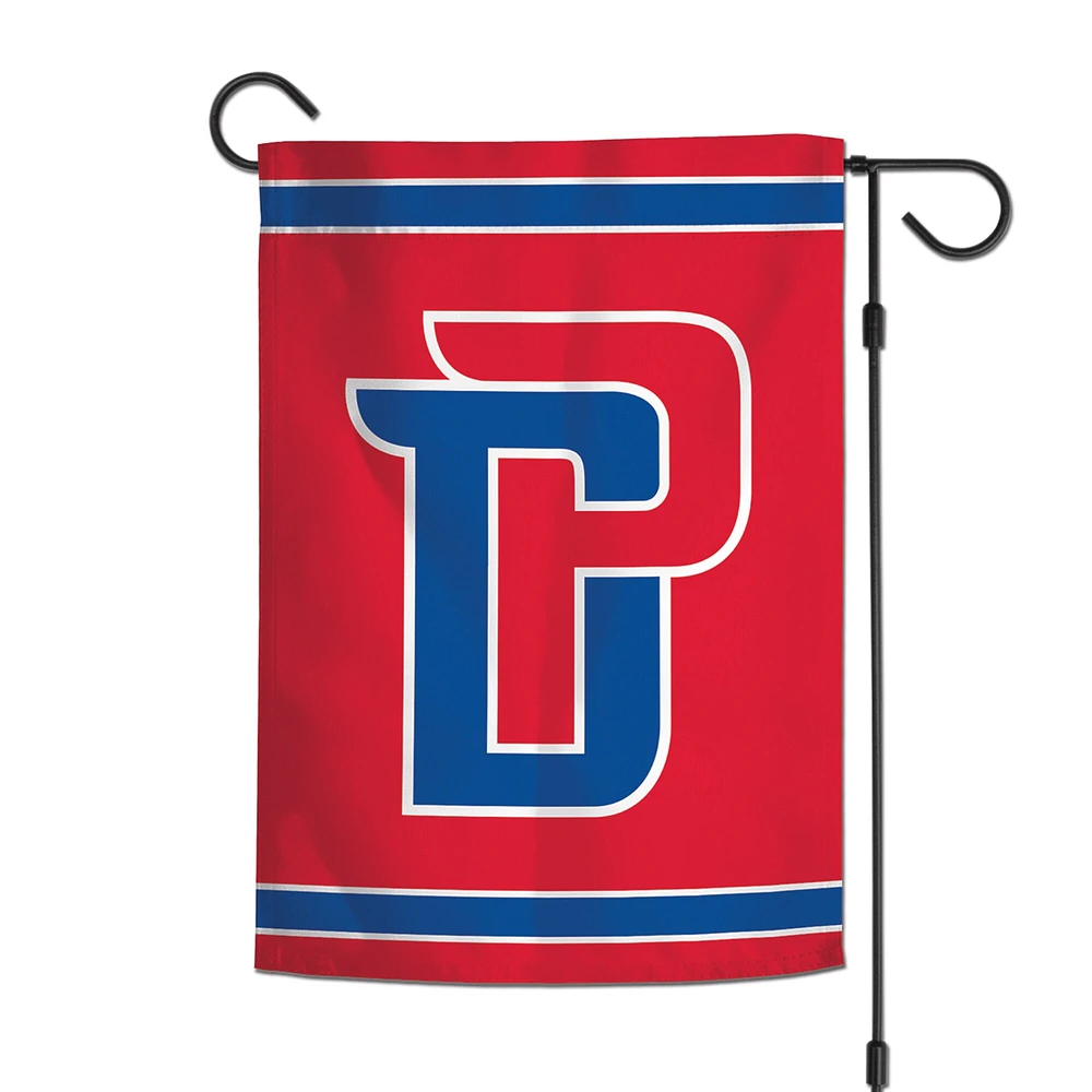 WinCraft Detroit Pistons Drapeau de jardin double face 30,5 x 45,7 cm