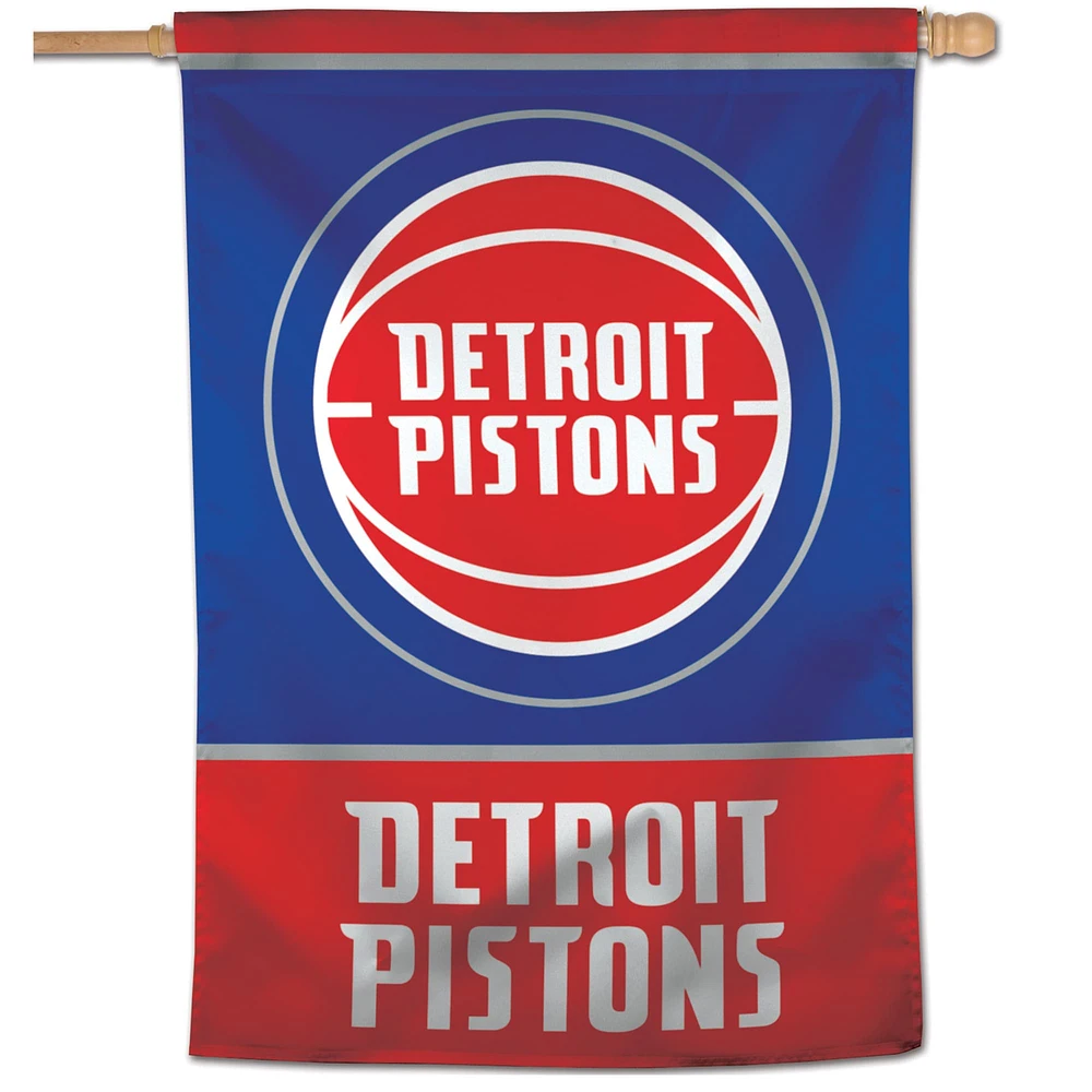 WinCraft Detroit Pistons Bannière verticale simple face 28" x 40"