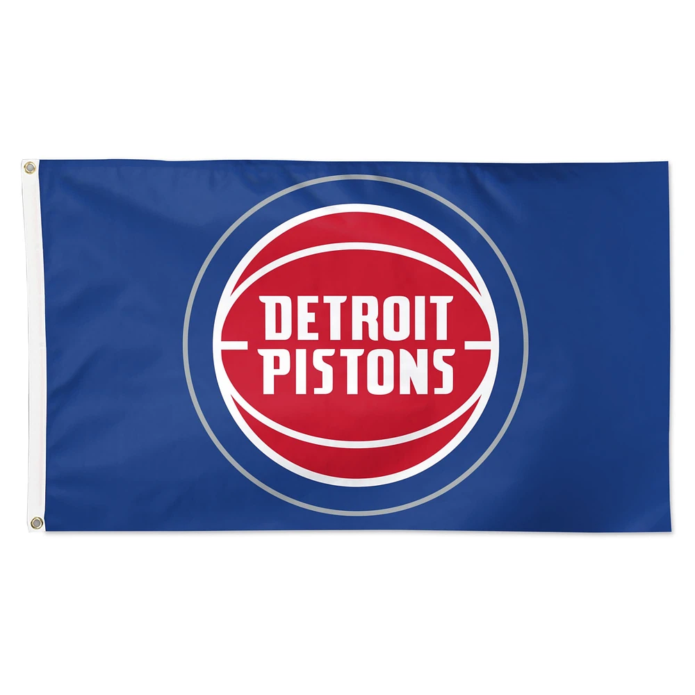 WinCraft Detroit Pistons 3' x 5' Drapeau simple face avec logo principal