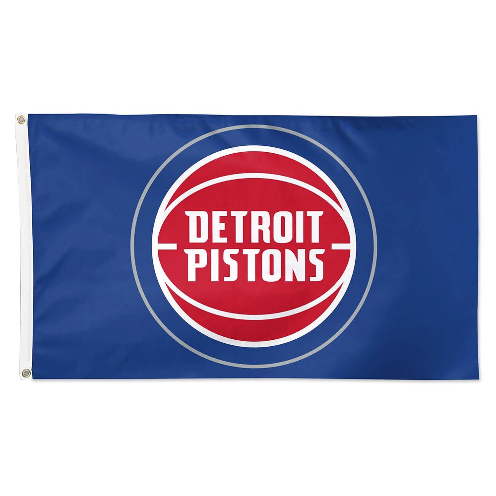 WinCraft Detroit Pistons 3' x 5' Primary Logo Single-Sided - Flag
