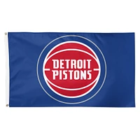 WinCraft Detroit Pistons 3' x 5' Primary Logo Single-Sided - Flag