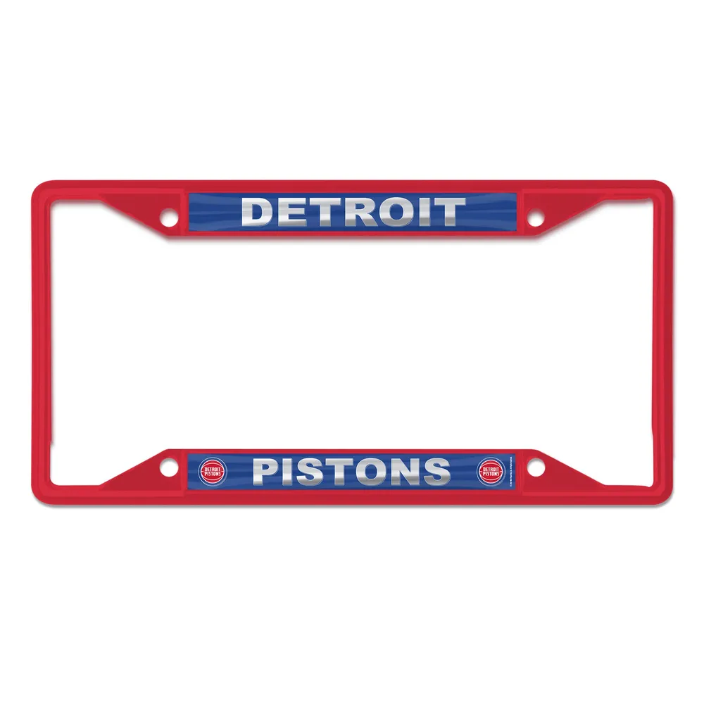 Cadre de plaque d'immatriculation WinCraft Detroit Pistons couleur chrome