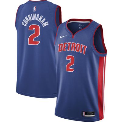 Nike Youth Nike Cade Cunningham Blue Detroit Pistons 2021/22 Swingman Jersey  - Icon Edition | Bramalea City Centre