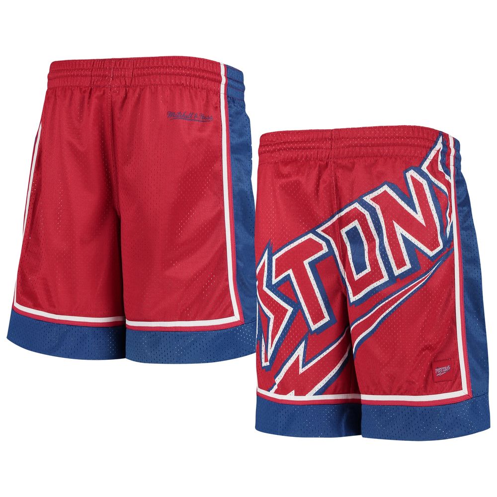 detroit pistons shorts mitchell and ness
