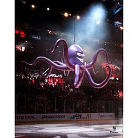 Photographie d'avant-match non signée d'Al The Octopus des Red Wings de Détroit