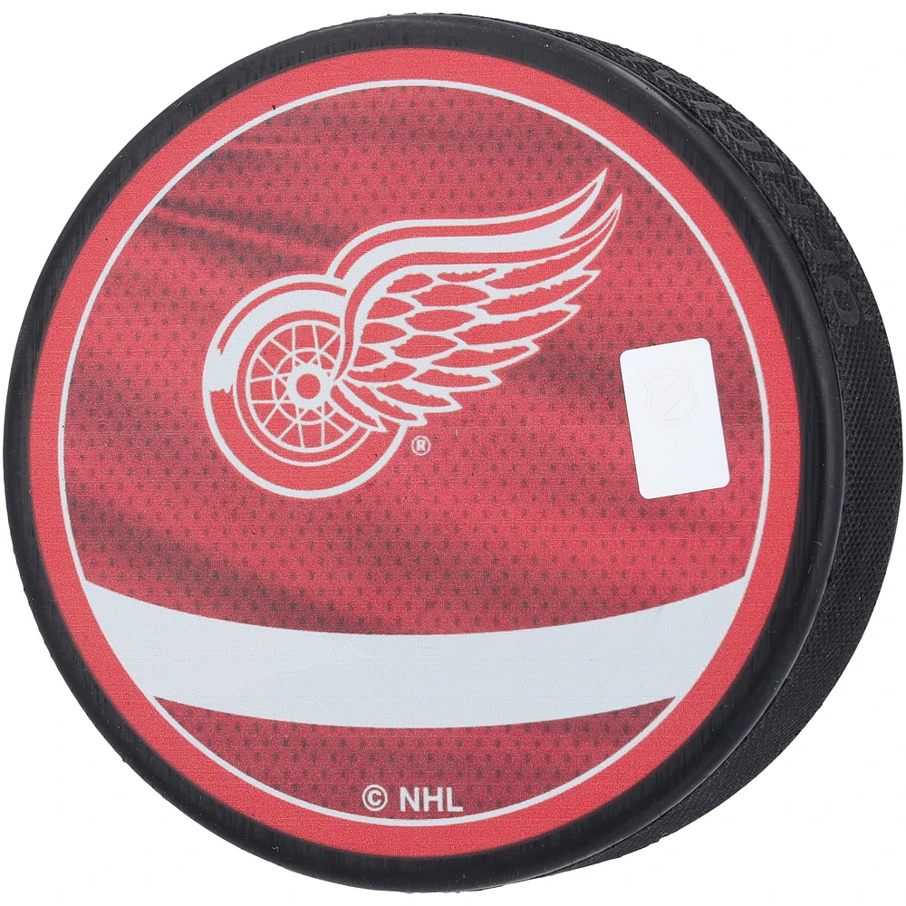 Alex DeBrincat Detroit Red Wings Autographed 2022-23 Reverse Retro Hockey Puck
