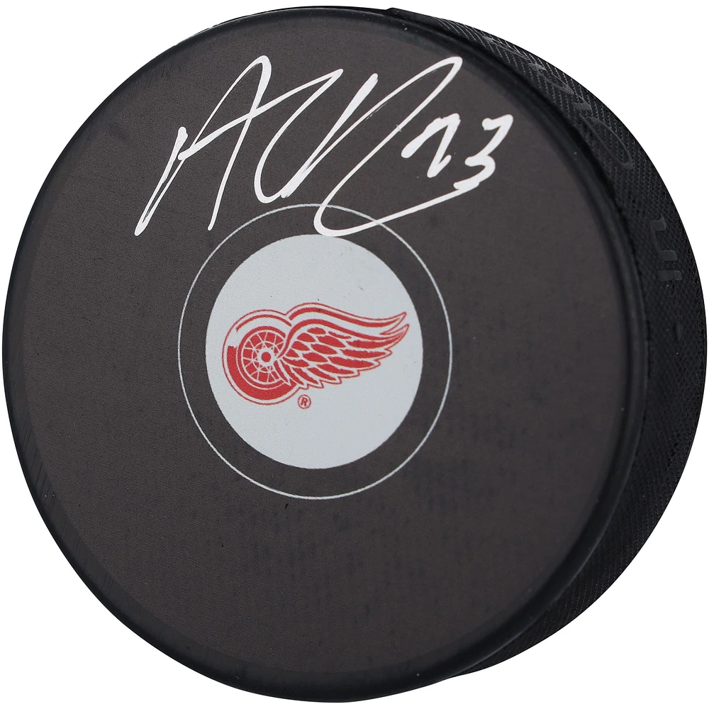 Alex DeBrincat Detroit Red Wings Autographed Hockey Puck