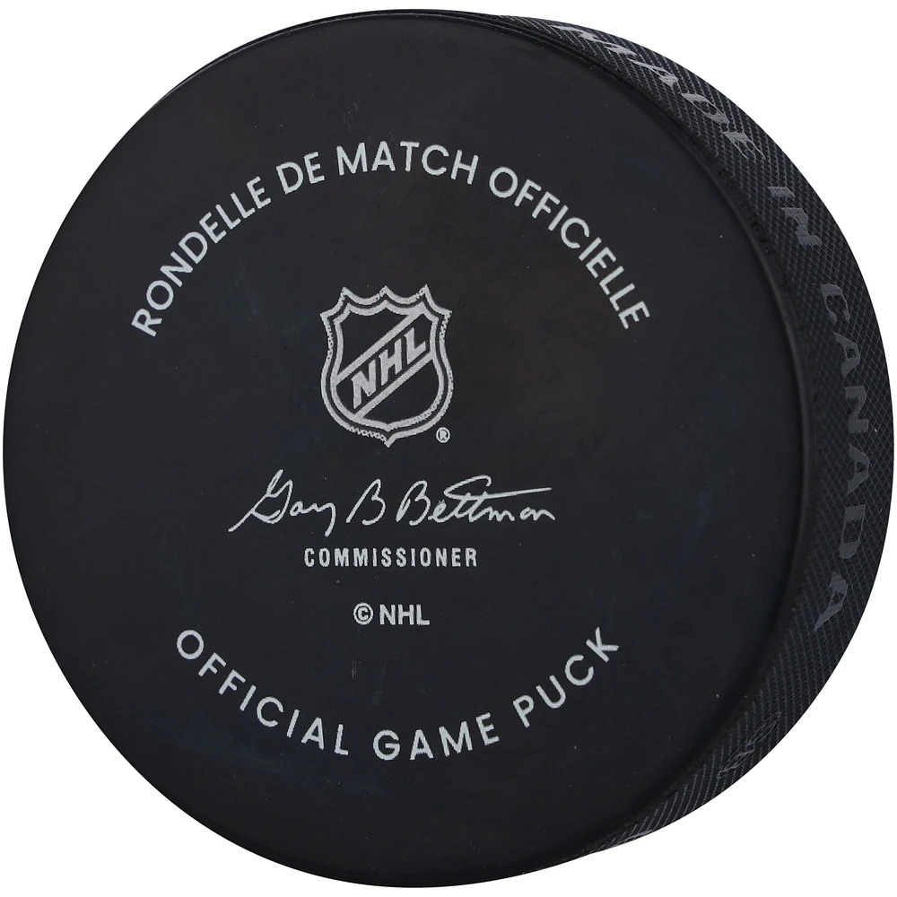 Alex DeBrincat Detroit Red Wings Autographed Official Game Puck