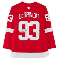 Maillot Premium Fanatics autographié par Alex DeBrincat des Red Wings de Detroit