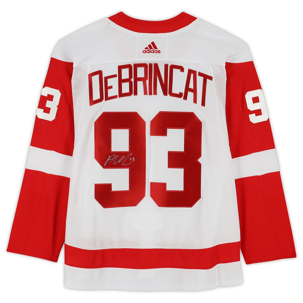 Alex DeBrincat Detroit Red Wings Autographed White adidas Authentic Jersey