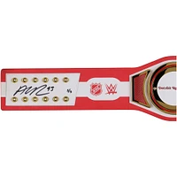 Alex DeBrincat Detroit Red Wings Autographed WWE Legacy Title Belt with "Lets Go Red Wings" Inscription - Limited Edition #5/5