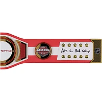 Alex DeBrincat Detroit Red Wings Autographed WWE Legacy Title Belt with "Lets Go Red Wings" Inscription - Limited Edition #5/5