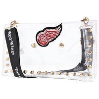 Cuce Detroit Red Wings Crystal Clear Envelope Crossbody Bag