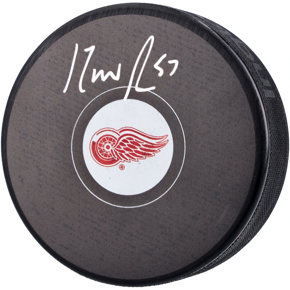Rondelle de hockey autographiée par David Perron des Red Wings de Détroit