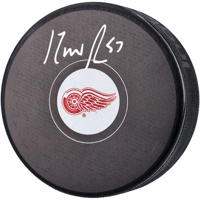 Rondelle de hockey autographiée par David Perron des Red Wings de Détroit