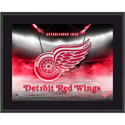 Detroit Red Wings 10.5" x 13" Horizontal Team Logo Sublimated Plaque