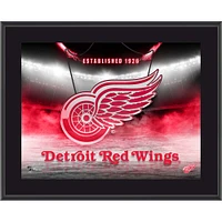Detroit Red Wings 10.5" x 13" Horizontal Team Logo Sublimated Plaque