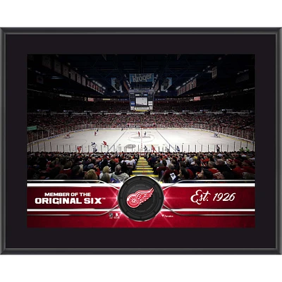 Plaque d'équipe sublimée Detroit Red Wings 10,5" x 13"